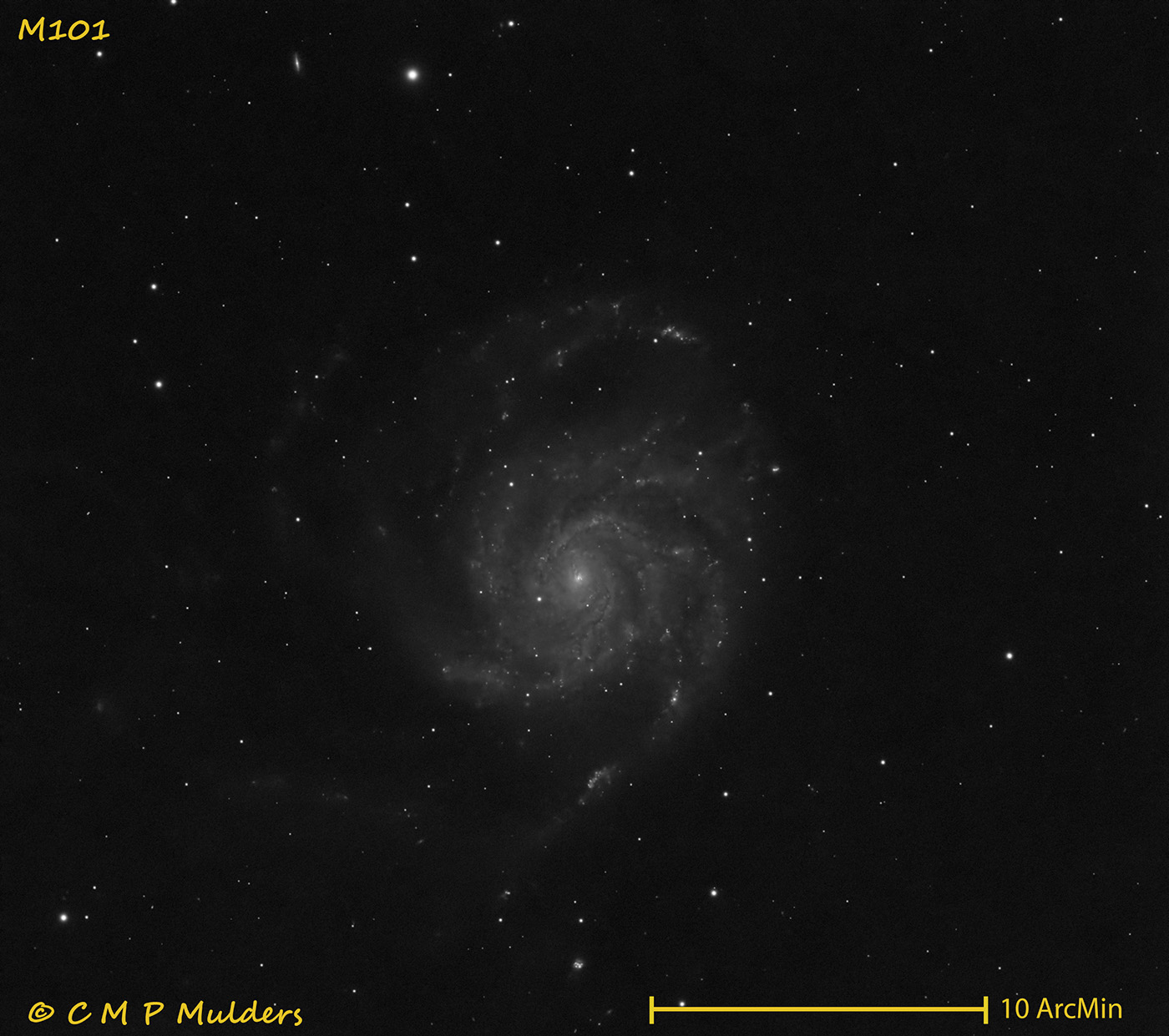 Messier 101 - Spiral Galaxy in Ursa Major