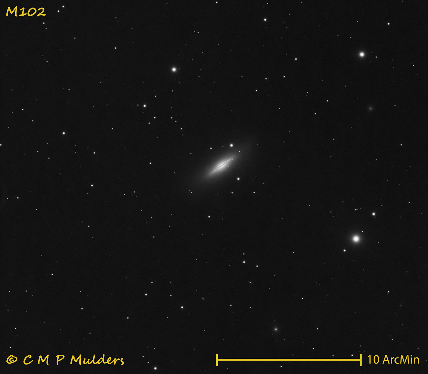 Messier 102 - Spiral Galaxy in Draco