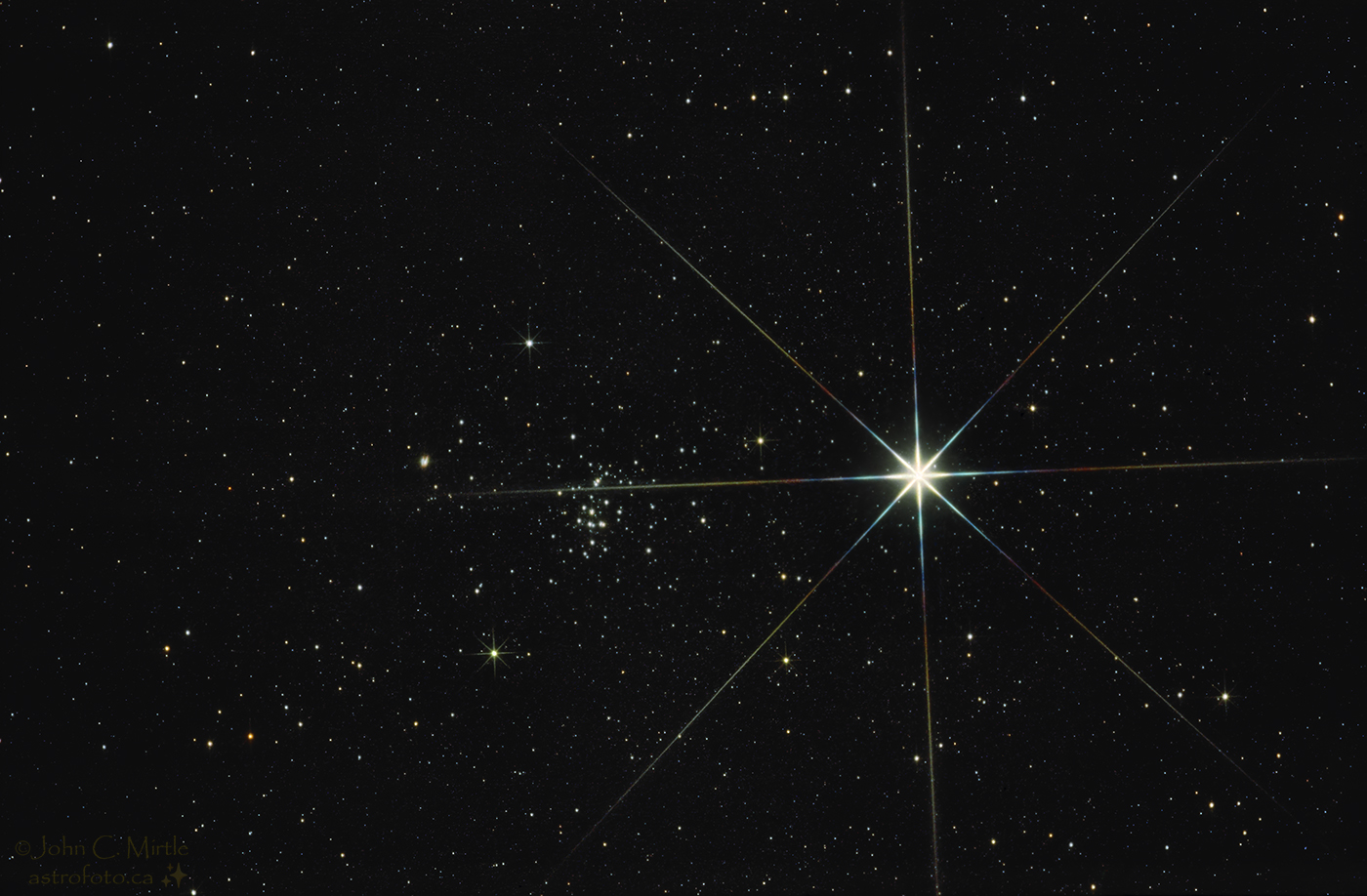M44 and Jupiter
