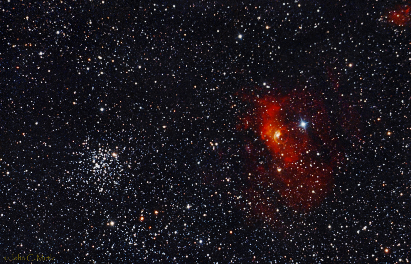 M52 and NGC7635