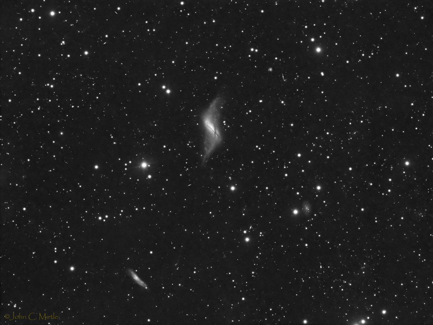 NGC660 - Galaxy in Pisces