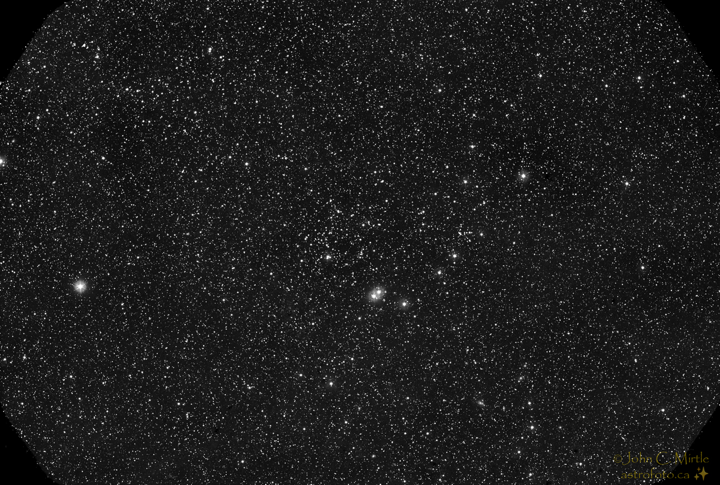 Open cluster in Andromeda