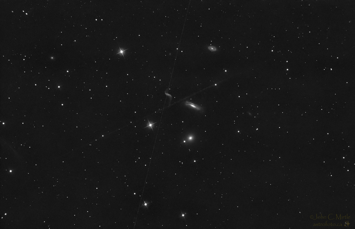 NGC3190 Group - Spiral Galaxies in Leo