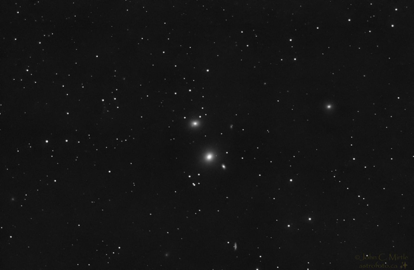 NGC3607 Group - Elliptical Galaxies in Leo