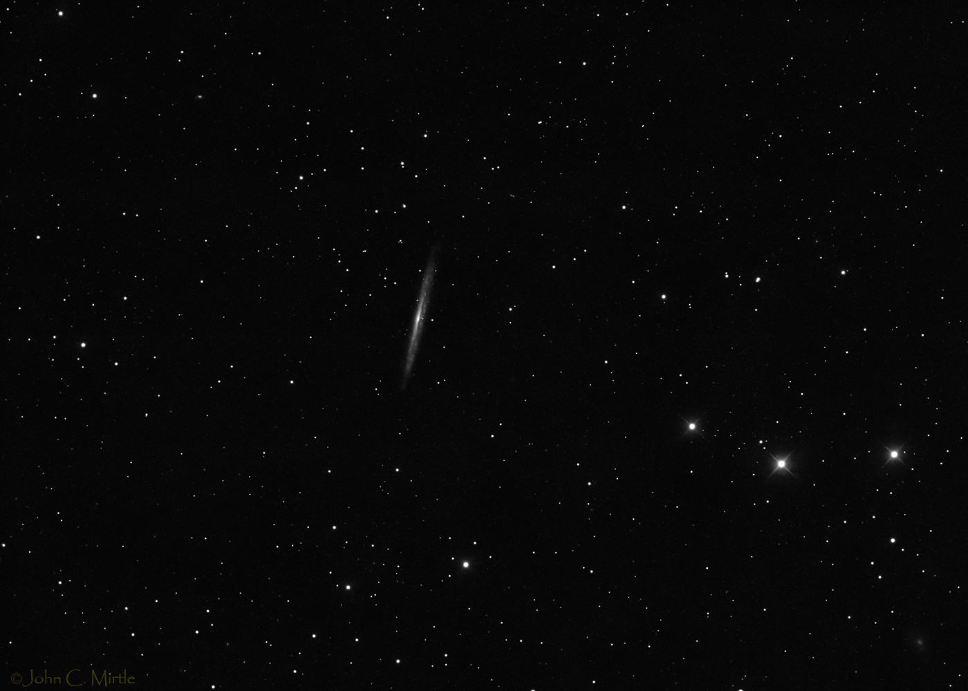 NGC5907 - Galaxy in Draco