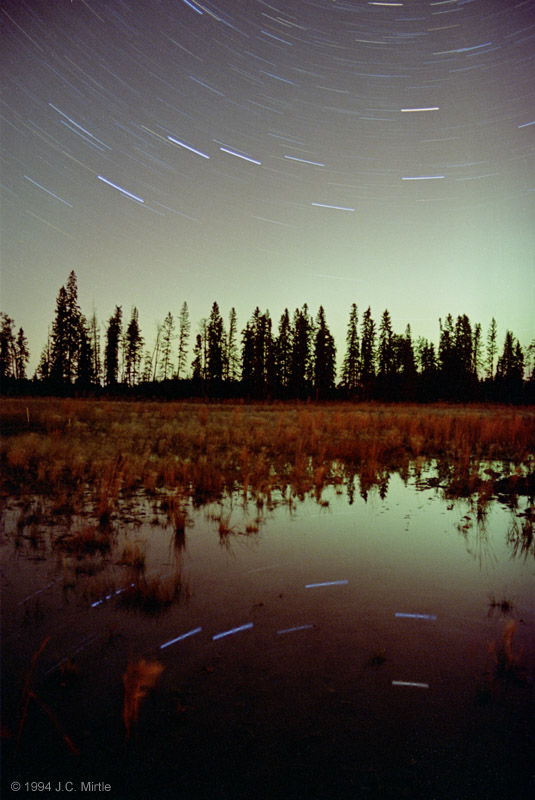 Reflections of Ursa Major and Aurora