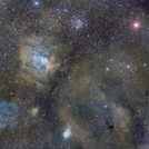 M52 and The Bubble Nebula RGB + NB