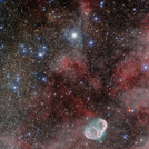 Crescent Nebula + Soap Bubble