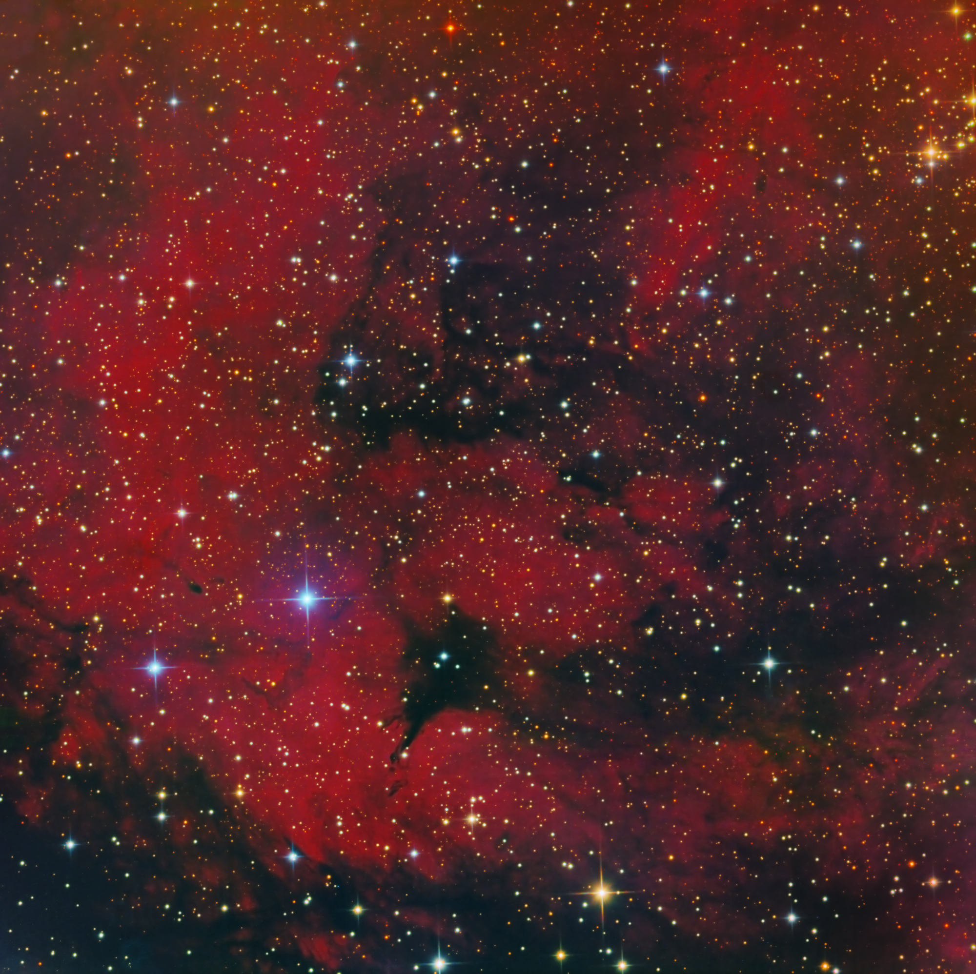 Butterfly Nebula in RGB