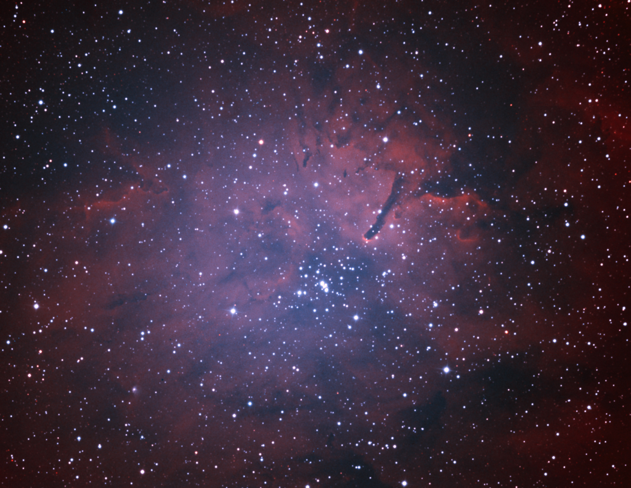 Sh2-86 Ha-OIII Narrowband