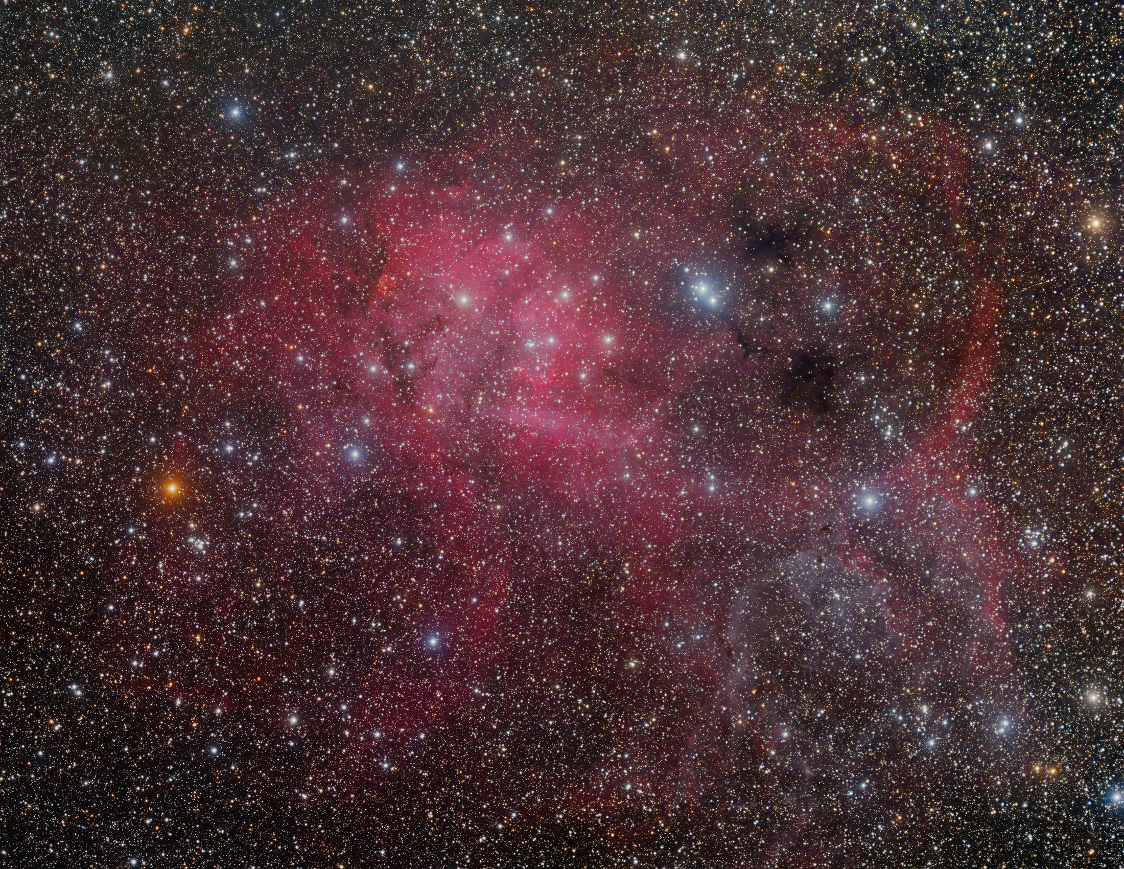 The Lion Nebula in RGB