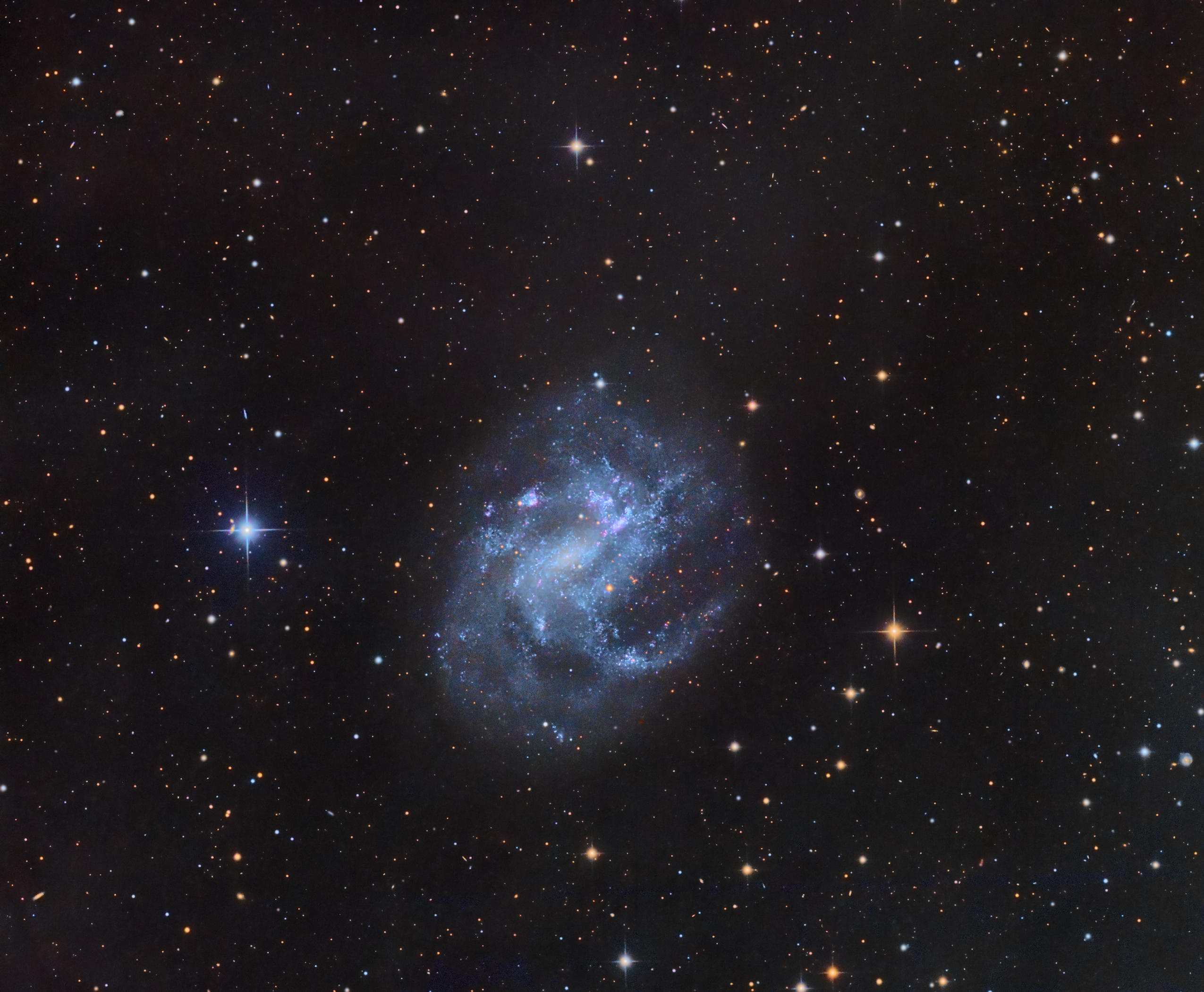 ngc4395 in LRGB w Planewave + U16M