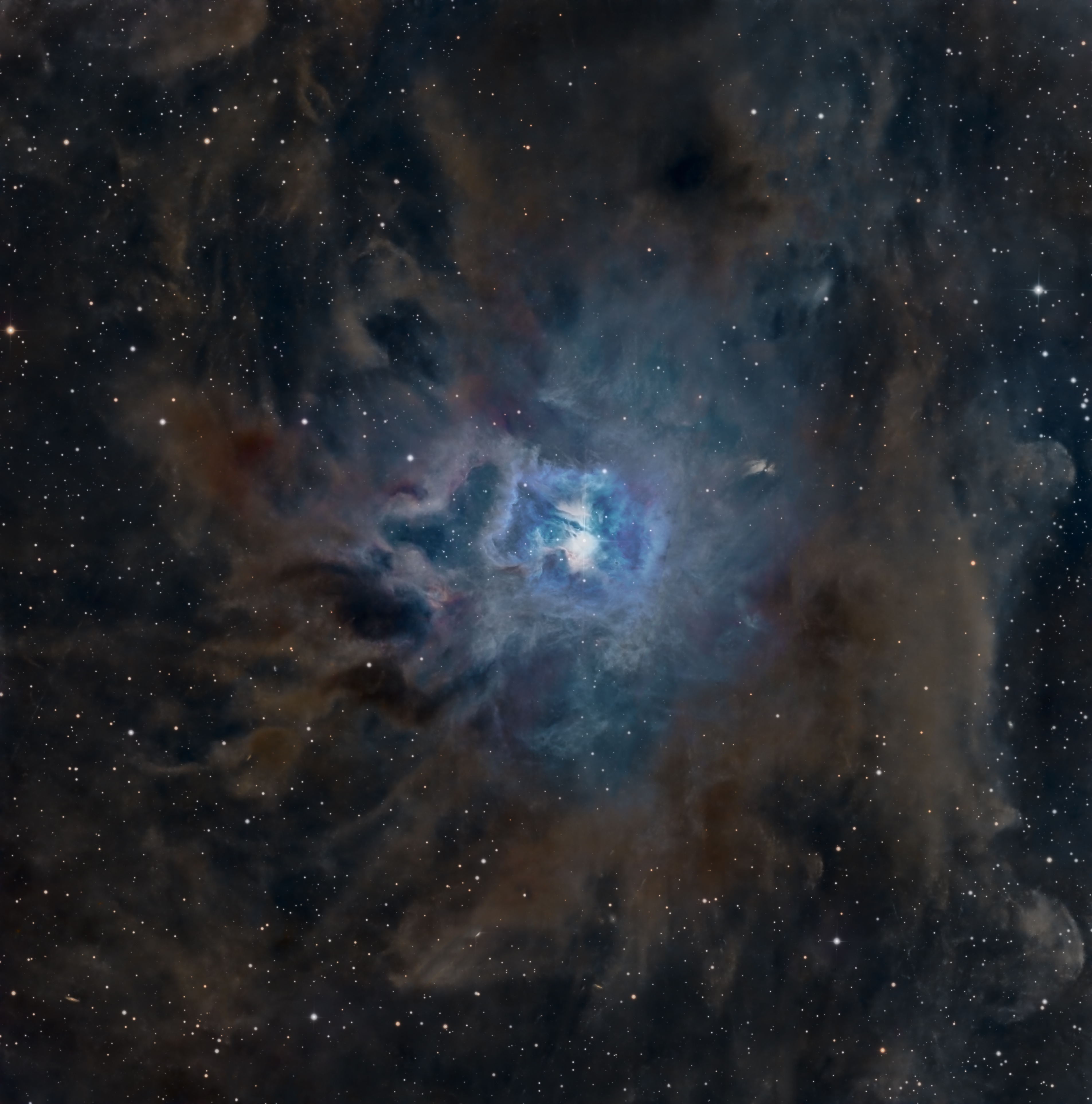 Iris Nebula LRGB